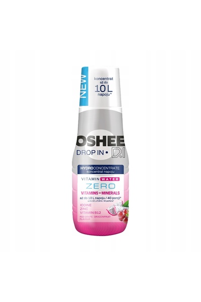 NO BRAND Hidroconcentrat OSHEE DROP IN ZERO Vitamine și Minerale 500 ml x 3