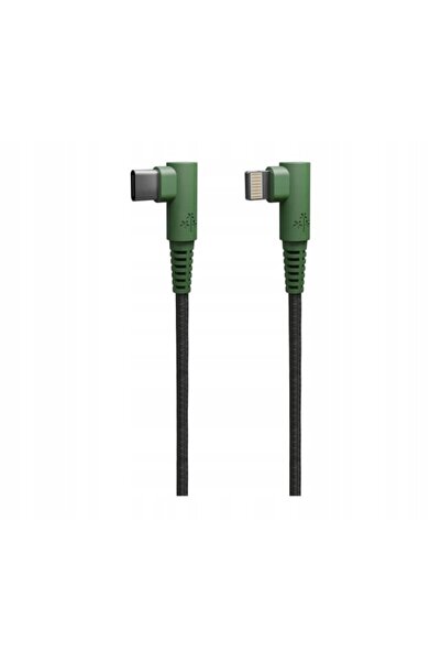 NO BRAND Cablu USB Hune USB-C la Lightning 1.2m Verde Pădure