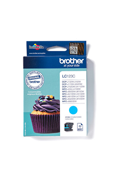 Brother Cerneală cyan LC123C 10ml pentru MFC DCP originală