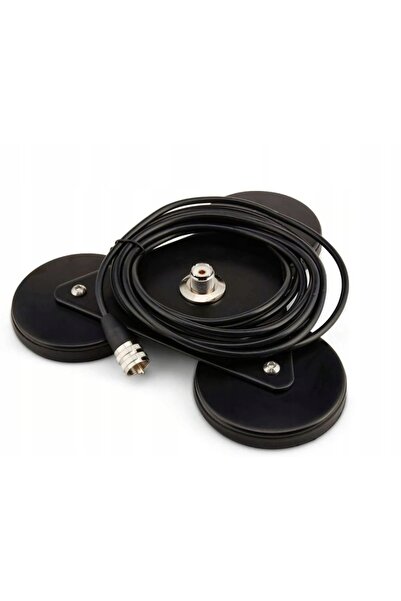 NO BRAND MOONRAKER TRIMAG SB – suport magnetic 3x 8 cm pentru antene CB, KF, ...