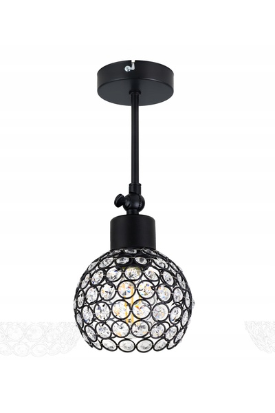 NO BRAND Lampă de perete orientabilă, stil LOFT, cu abajur din CRISTAL