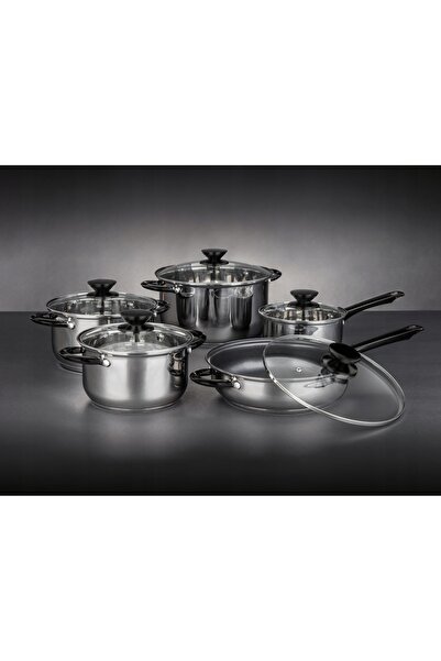 BANQUET Set de oale din oțel inoxidabil SWING, 10 piese.