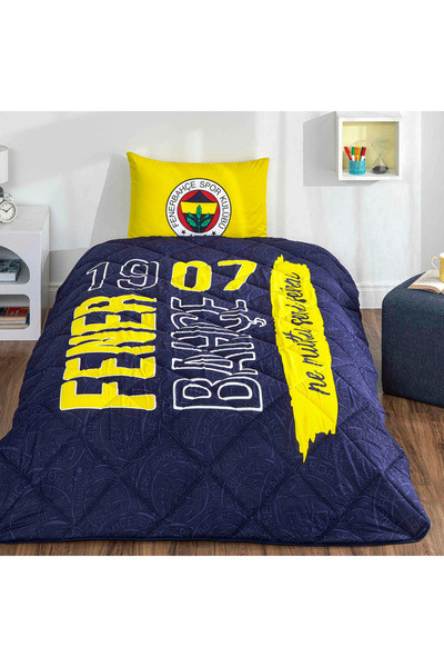Taç Fenerbahçe Lisanslı Ranforce Uyku Seti/Yorgan Seti Vakumlu Silikon Yastık...