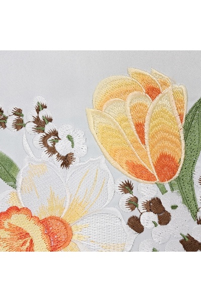 NO BRAND Față de masă de primăvară - 85x85 cm - model floral sacru