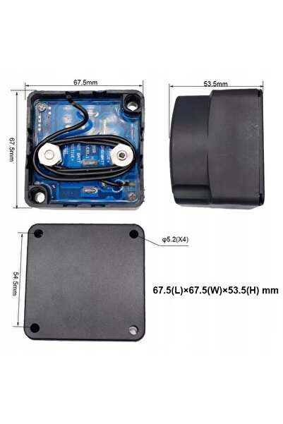 NO BRAND Comutator de transfer VSR 12V 125A pentru 2 baterii, izolator