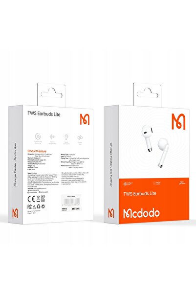 NO BRAND CĂȘTI WIRELESS MCDODO IN-EAR BLUETOOTH 5 CU MICROFON, CĂLUCĂROARE ROZ