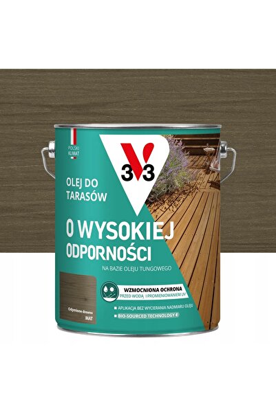 NO BRAND Ulei V33 pentru terase, rezistență ridicată la rouă, pentru lemn mat...
