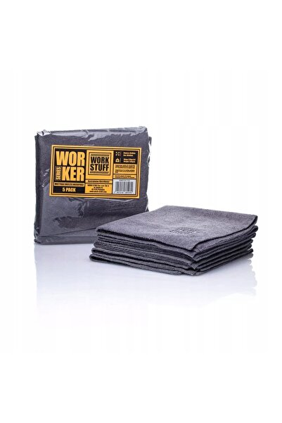 NO BRAND Kit 5x Lavete din microfibră pentru curățare și detailing WORK STUFF