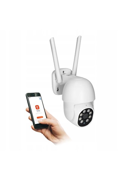 Orno Cameră de exterior rotativă, aplicație Tuya WIFI, interfon, memorie