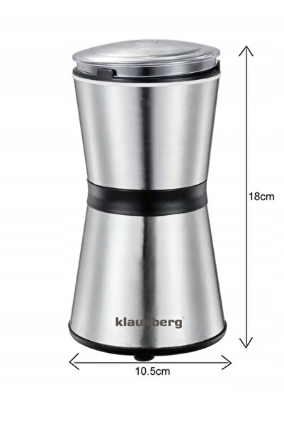 Klausberg Râșniță electrică pentru măcinat cafea și condimente