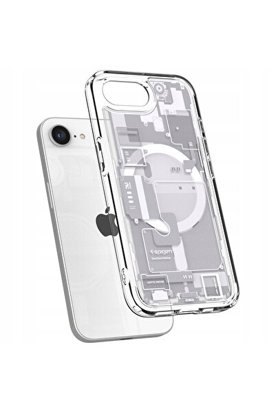Spigen Husă pentru iPhone 16e Zero One Ultra Hybrid MagSafe - Albă