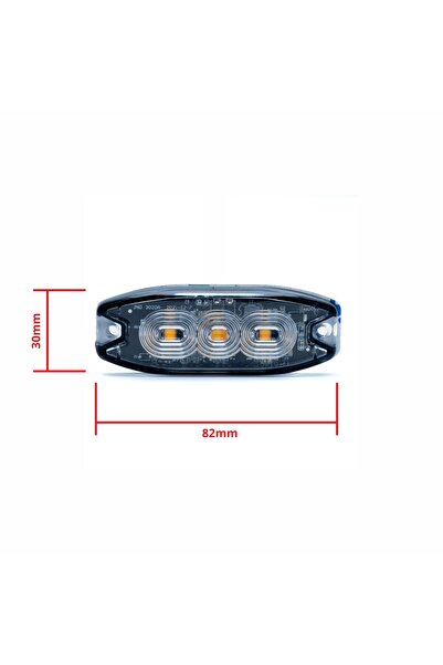 EinParts Automotive LUMINĂ DE AVERTIZARE LED EINPARTS 9W CU APROBARE ECE R65 ...
