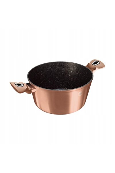 Berlinger Haus Vas de gătit din marmură cu capac 24cm 4,1L pentru inducție și...