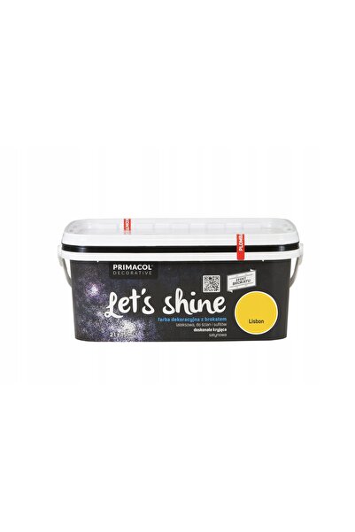 Primacol Vopsea decorativă LET`S SHINE cu brocart decorativ LISBON 2L
