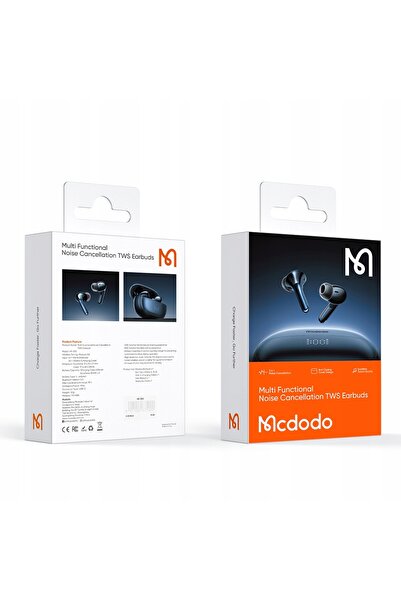 NO BRAND CĂȘTI WIRELESS MCDODO IN-EAR BLUETOOTH V5.3 CU MICROFON, ANC, CĂLUTĂ...