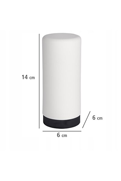 Wenko Dozator de detergent lichid de vase din silicon, alb, 250 ml, 14x6 cm