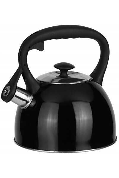 NO BRAND Fierbător tradițional cu fluier 2,5L Inducție Gaz inox