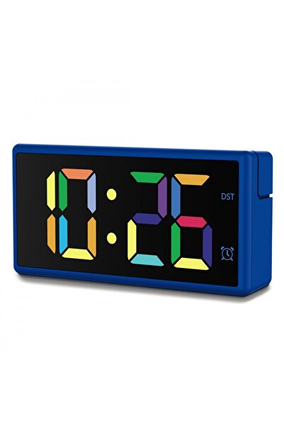 Hama Ceas deșteptător electronic digital albastru Ibiza cu calendar