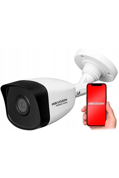 Hikvision Cameră IP de exterior 4Mpx 2K+ HiLook cu Lumină Hibridă Microfon POE
