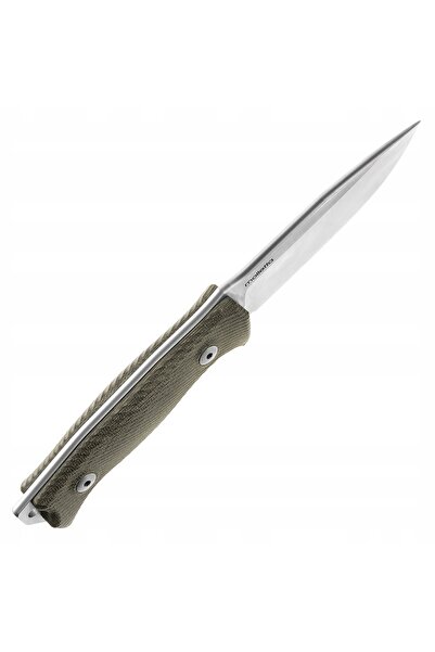 NO BRAND Cuțit LionSteel M5 Green Canvas Micarta, lamă satinată Sleipner (M5 ...