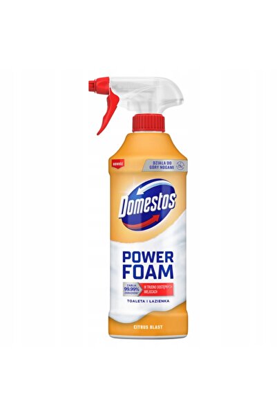 Domestos POWER FOAM LICHID SPUMANT PENTRU TOALETE ȘI BAIE SPRAY CU CITRUS 3x ...