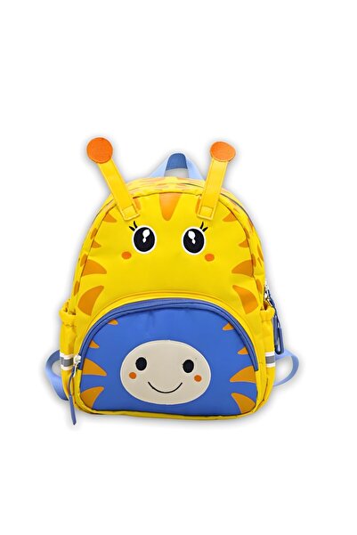 woomino Girl/Boy Kindergarten Backpack with Cute Animal Figures and Yellow an...