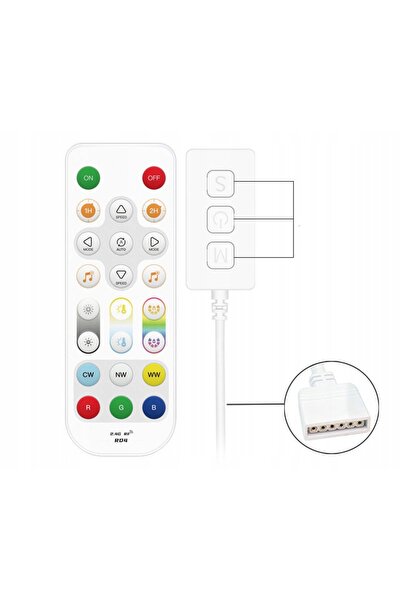 NO BRAND Controler SP545E PILOT RF 2.4G pentru LED RGBCCT Bluetooth WIFI Banl...