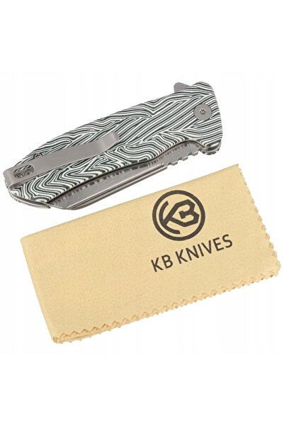 NO BRAND Cuțit pliant Kubey EDC Knife Creon Alb/Verde KU336A