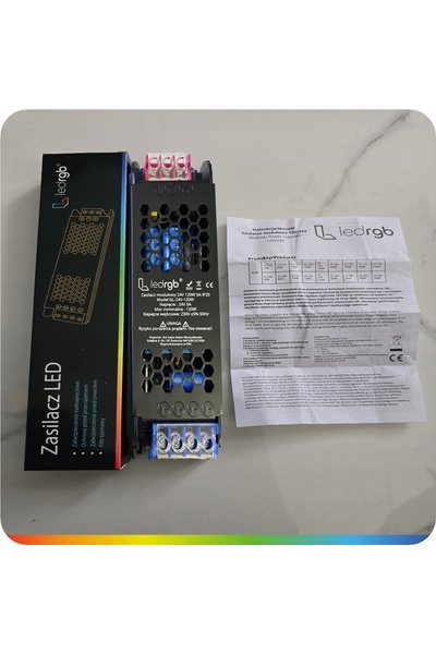 NO BRAND 24V 5A 120W PREMIUM Sursă de alimentare cu montare pe panou pentru L...