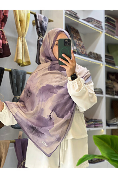 erabel scarfs Desenli Bambu Kraş Şal