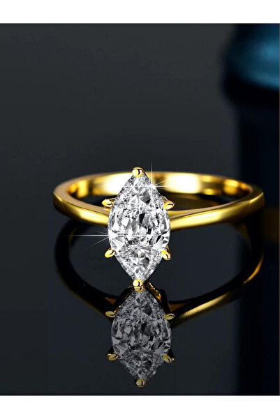 Choice12 6 Golden White-3CT 925 Sterling Silver Simple Classic 1-3 Carats Mar...