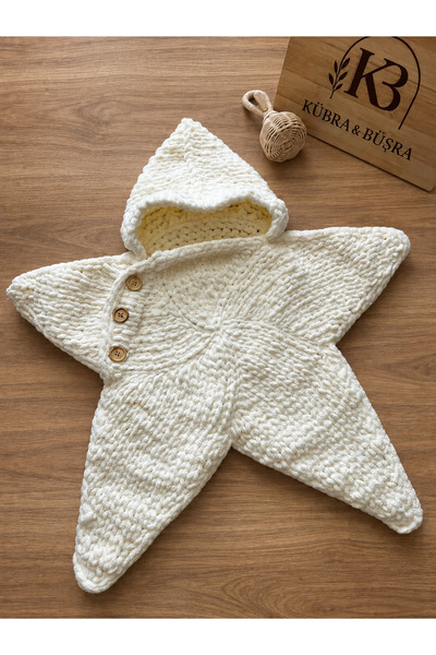 BABY PURE SOFT Puffy yıldız tulum kundak (0-6 ay)