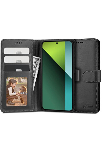 OEM Δερμάτινες Μαύρες Θήκες Πορτοφόλι (Redmi Note 13 Pro 5G / Poco X6)