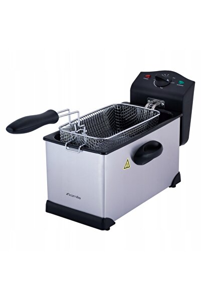 Kamille Friteuză 3,0 L compactă din oțel inoxidabil