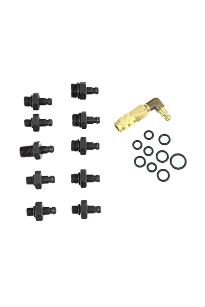 GEKO Set de testare a presiunii uleiului, cu manometru mărit de 890mm