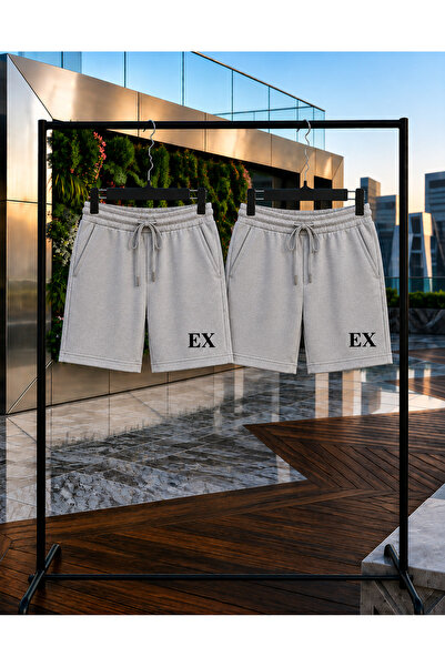 Gutsy Sport Shorts 2-Pack Thin Summer Sweat-Absorbing Ex Printed Women's / Me...