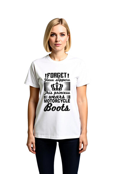 PayBuy Princesses Wear Motorcycle Boots Printed Women's T-Shirt
