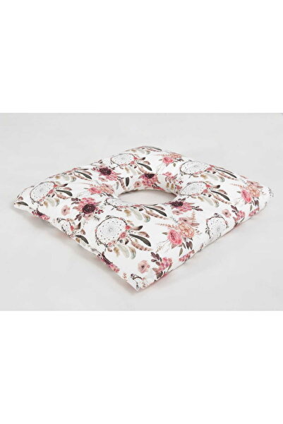 BabyMatex Pernă de poziționare postpartum 50x45, roz, cu protecție anti-împră...