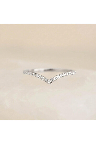 Choice67 6 Silver V 925 Sterling Silver 1.4mm Fashion Simplicity Full Zircon ...