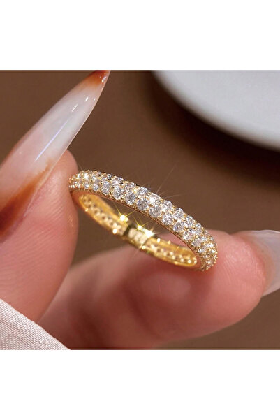 Choice76 8 Golden Three 925 Sterling Silver 1.4mm Fashion Simplicity Full Zir...