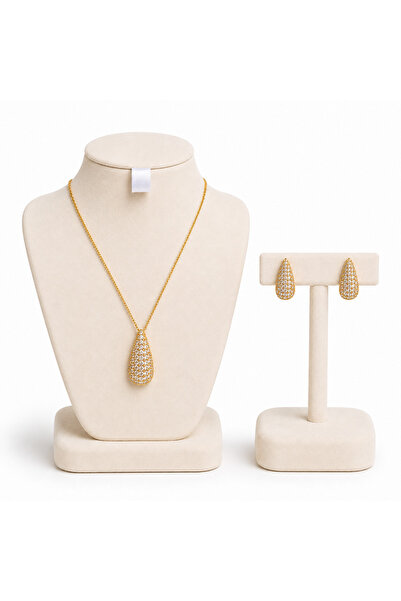BELLA CİAO Sparkle Gold-Tone Jewelry Set – Design 20