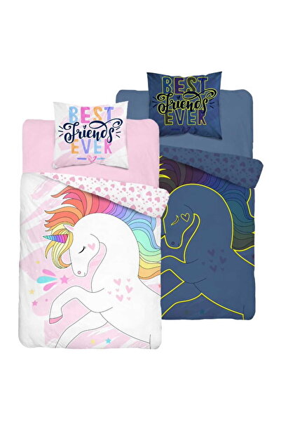 Detexpol Set de lenjerie de pat fosforescentă 140x200 Unicorn