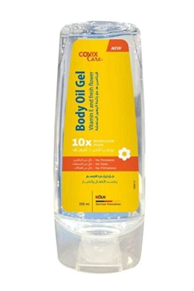 COVIX CARE كوفيكس كير جل زيتي للجسم بفيتامين هـ ورائحة الزهور المنعشة - 200مل