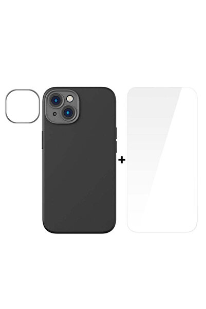 Baseus Husă cu inel compatibilă cu iPhone 14 Plus, MagSafe/Magnetică, gel lic...