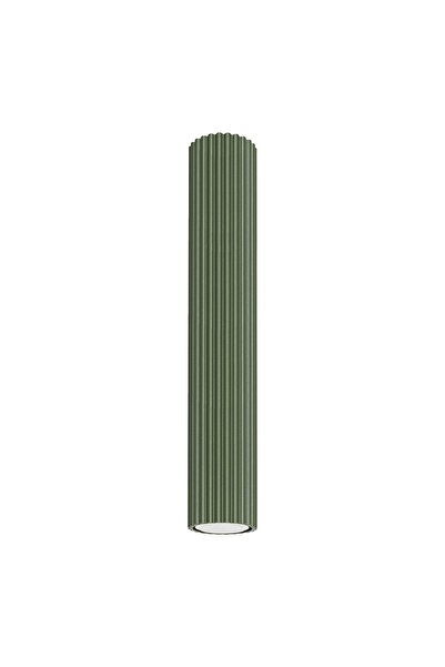SOLLUX Lampă de tavan KARBON 40, verde măsliniu
