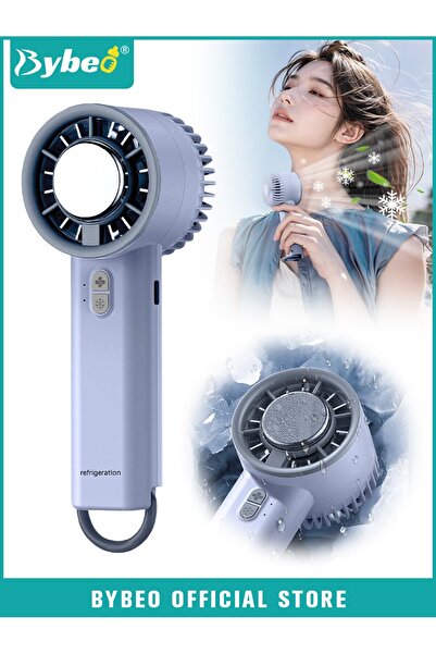 BYBEO Portable Handheld Turbo Fan, Mini Personal Fans with Semi-Cooling Plate...