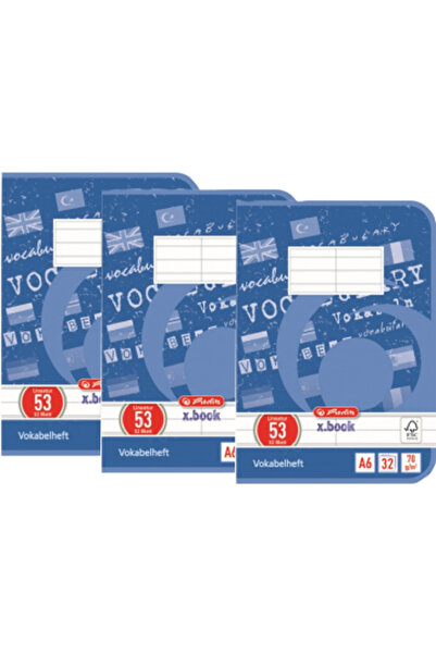 Herlitz Vocabular, 32 file, A6, 10 buc/set,