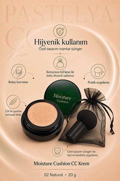 Pastelya Renk Eşitleme Sağlayan CC Krem - NATUREL - Makyasız Makyaj Görünümü ...