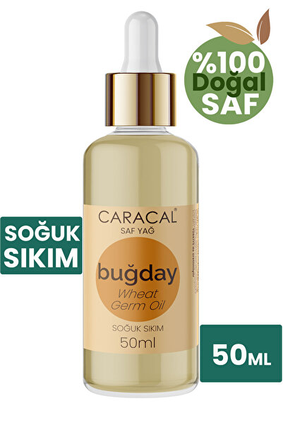 caracal 50ml Pure Cold Pressed Wheat Oil Natural and Unadulterated Wheat Germ...