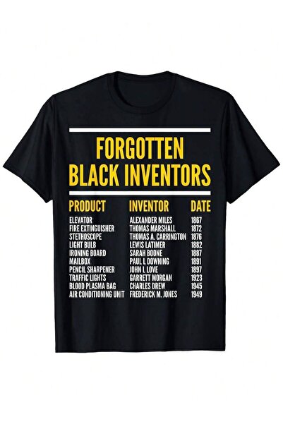 23ERVA "The Of Forgotten Inventors" Black History Month T-Shirt, Suitable For...